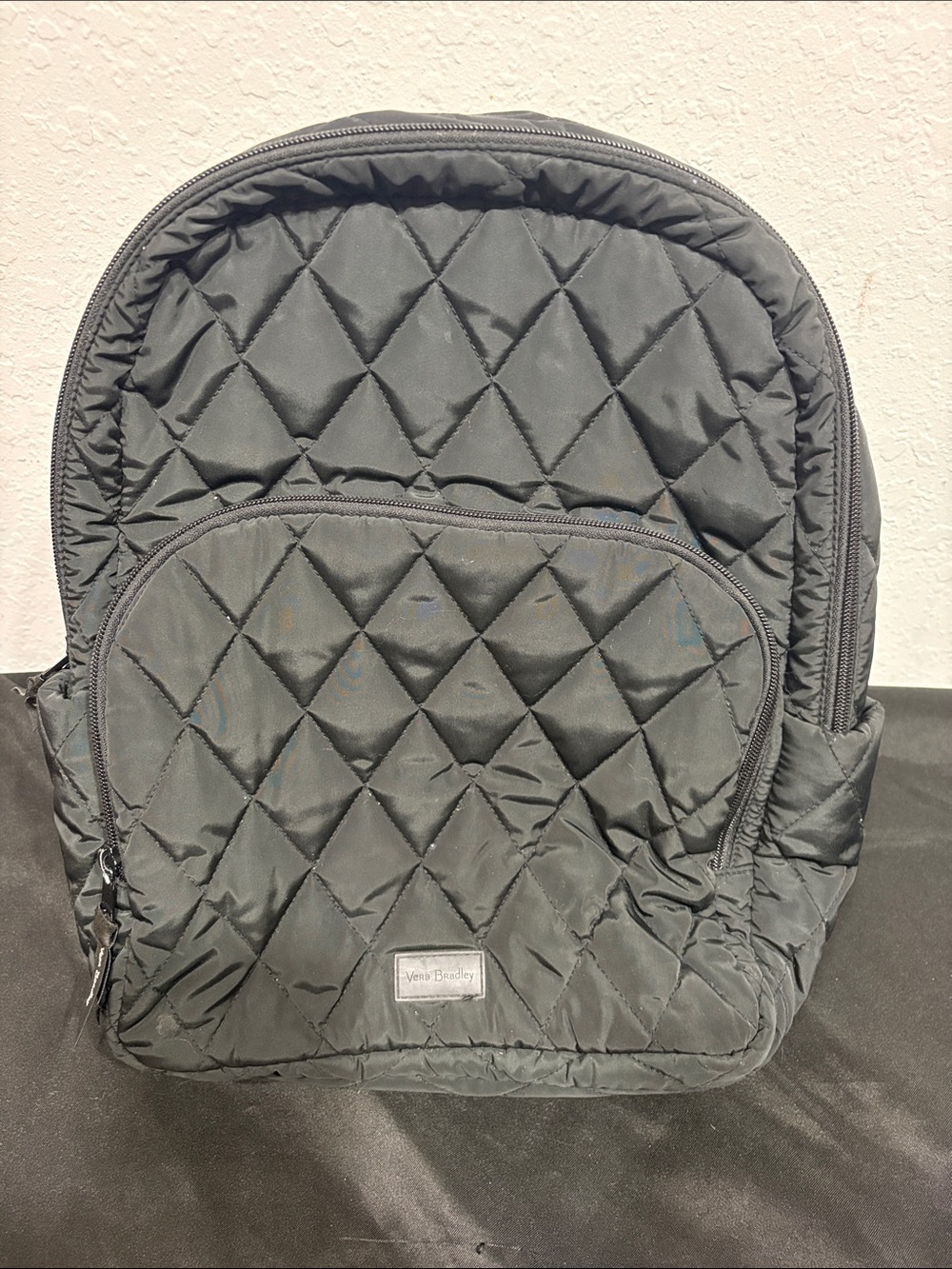 Vera Bradley Black Quilted Backpack